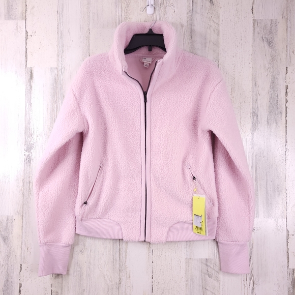 lilac sherpa jacket